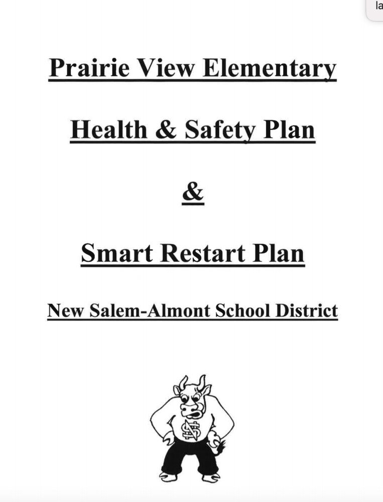 School Reopening Plan New SalemAlmont School District